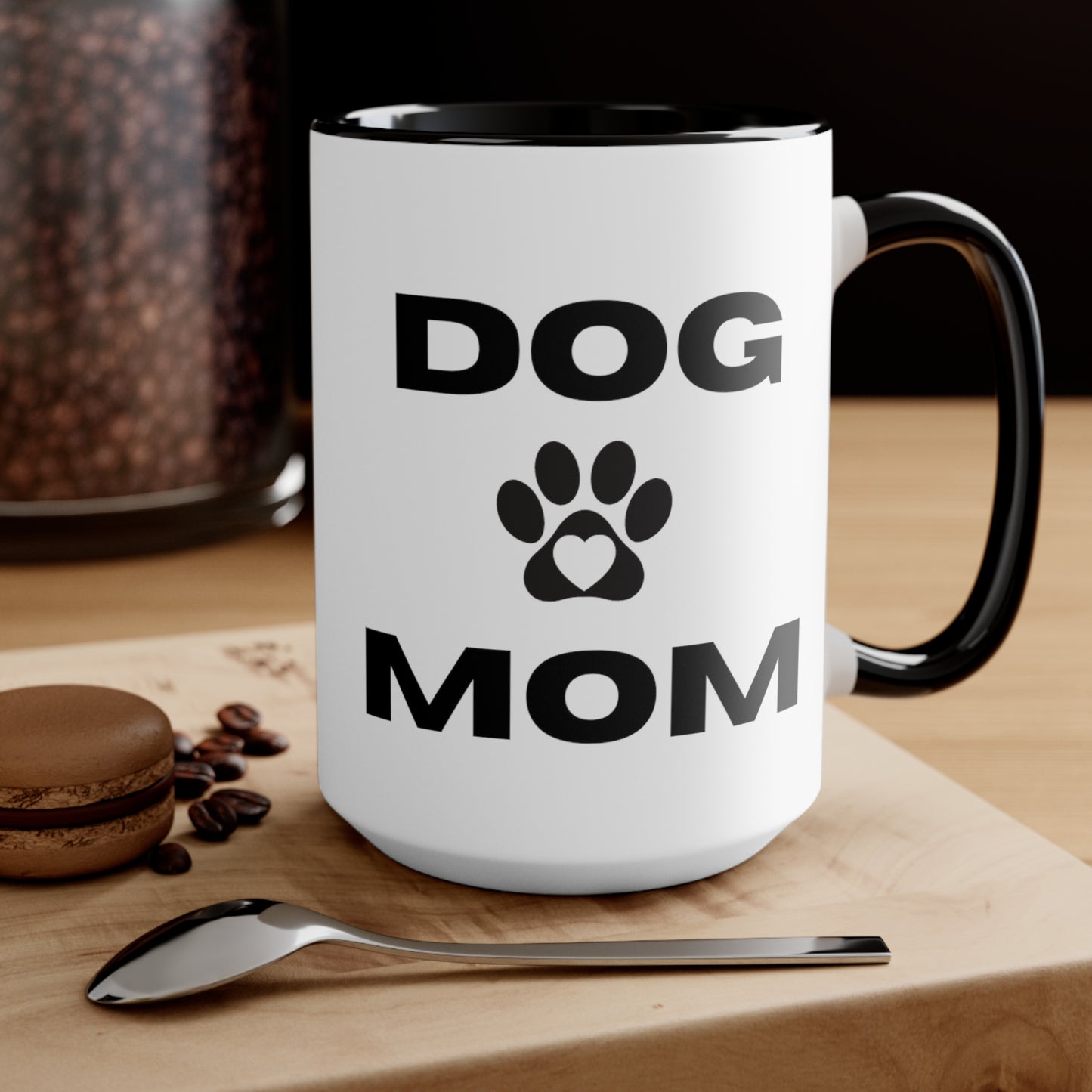 Dog Mom Accent Mugs