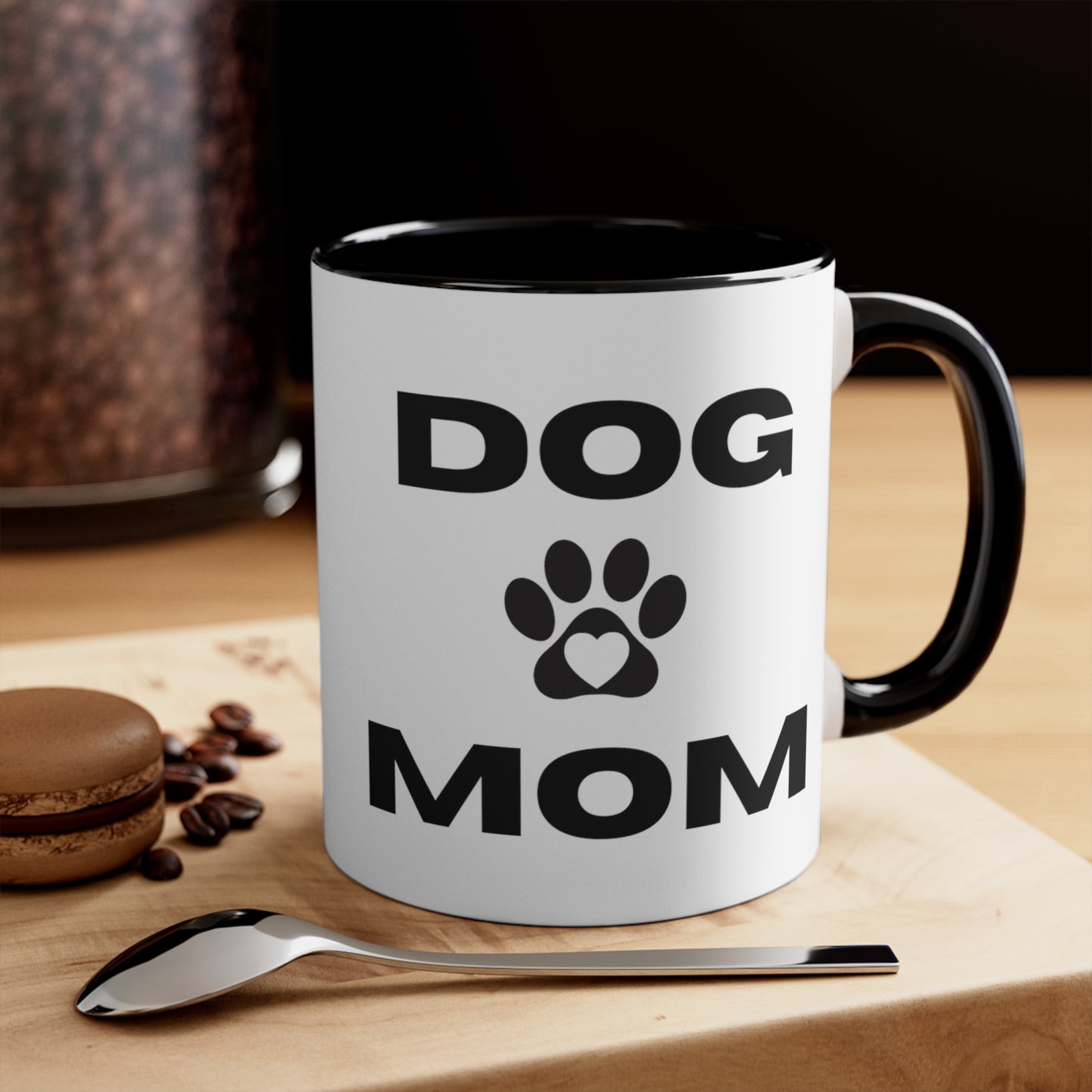 Dog Mom Accent Mugs