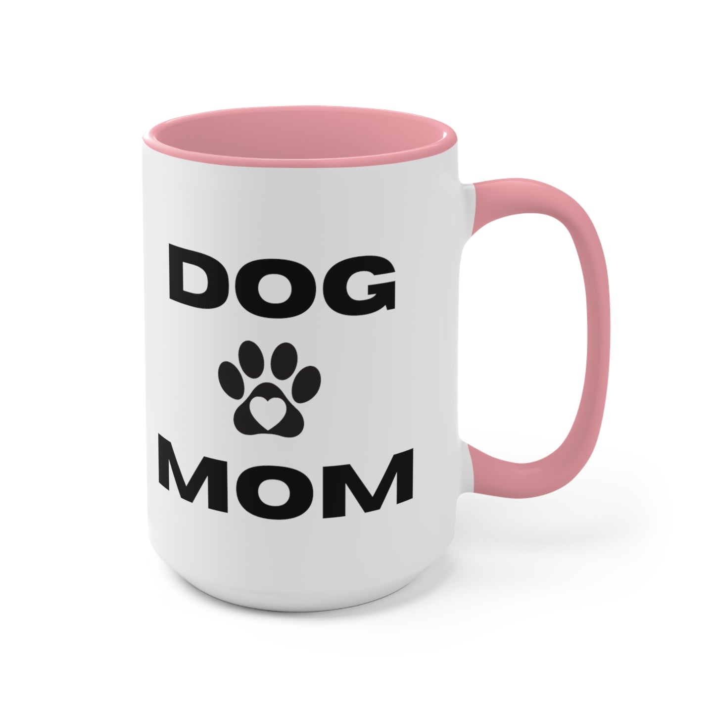 Dog Mom Accent Mugs