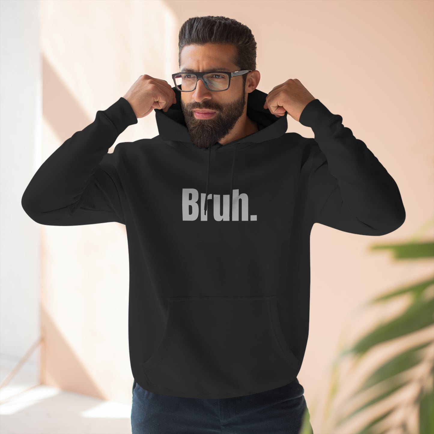 Bruh Fleece Hoodie