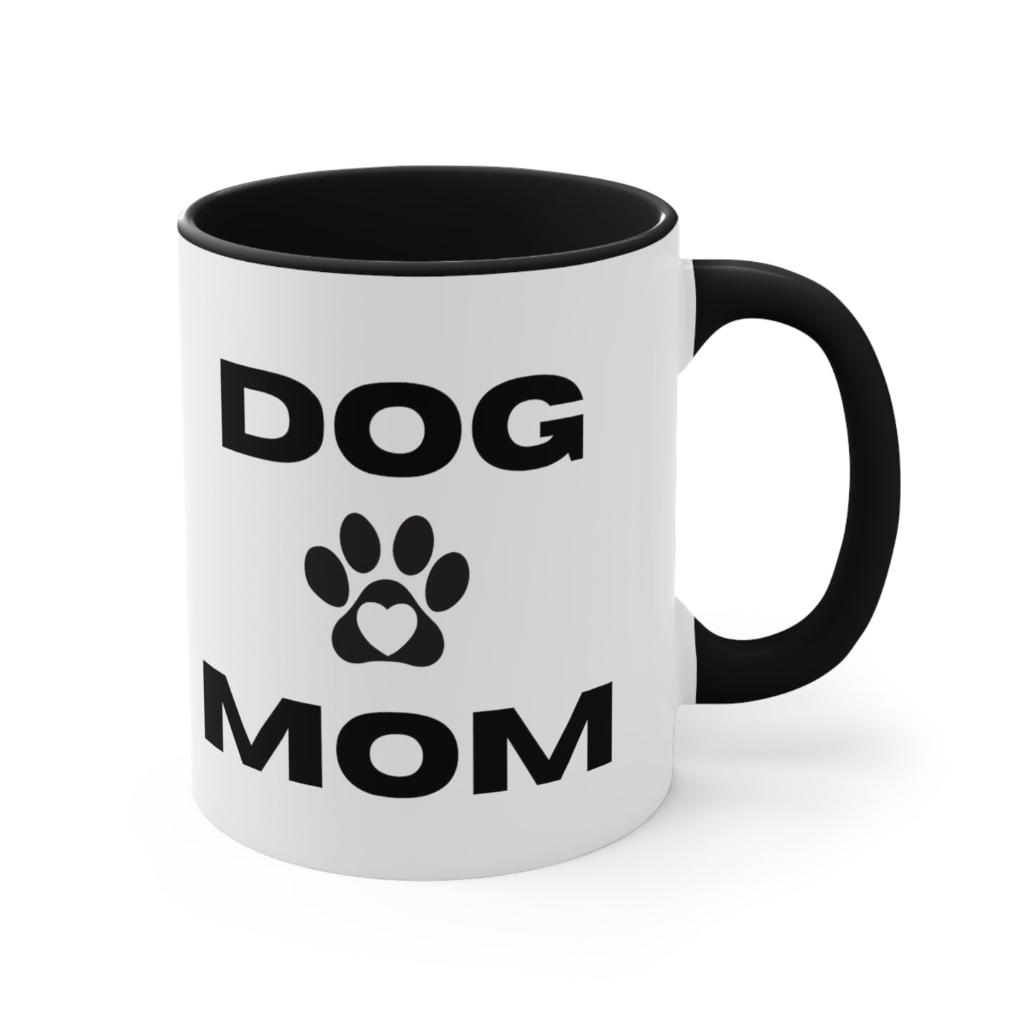 Dog Mom Accent Mugs