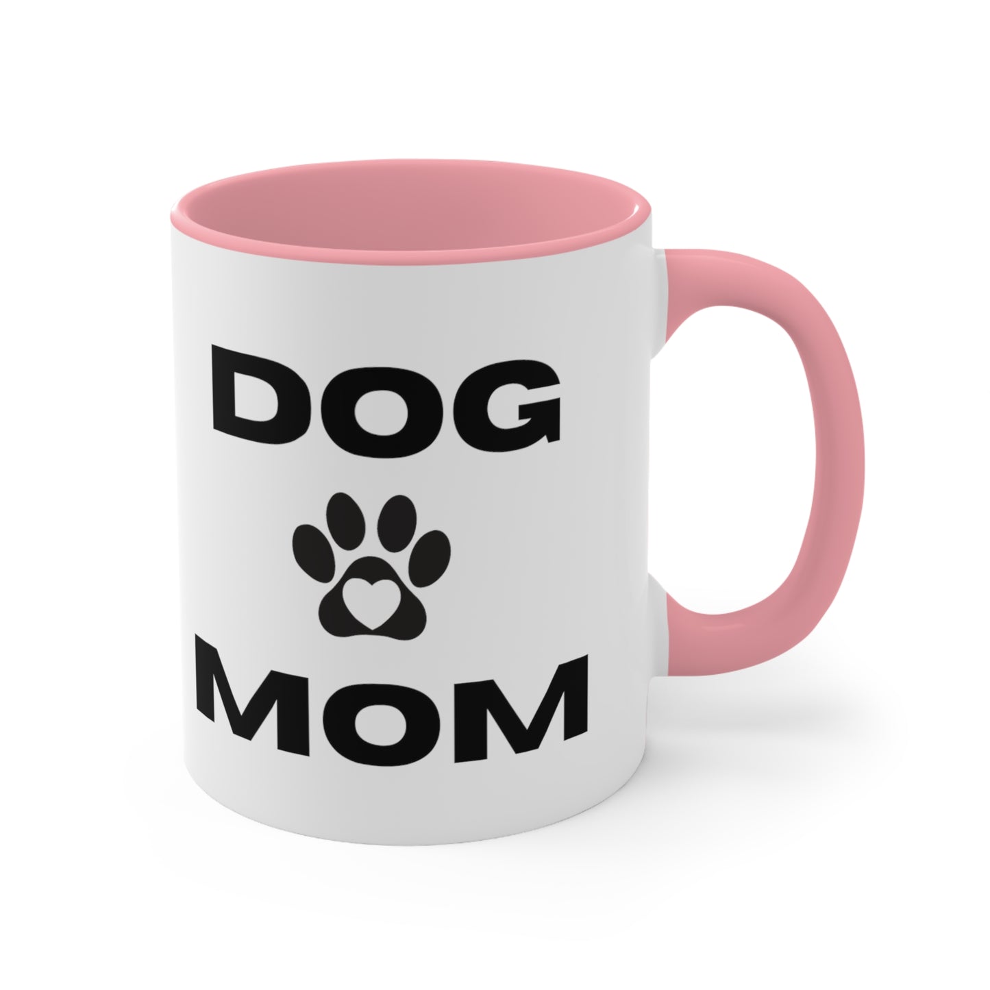 Dog Mom Accent Mugs