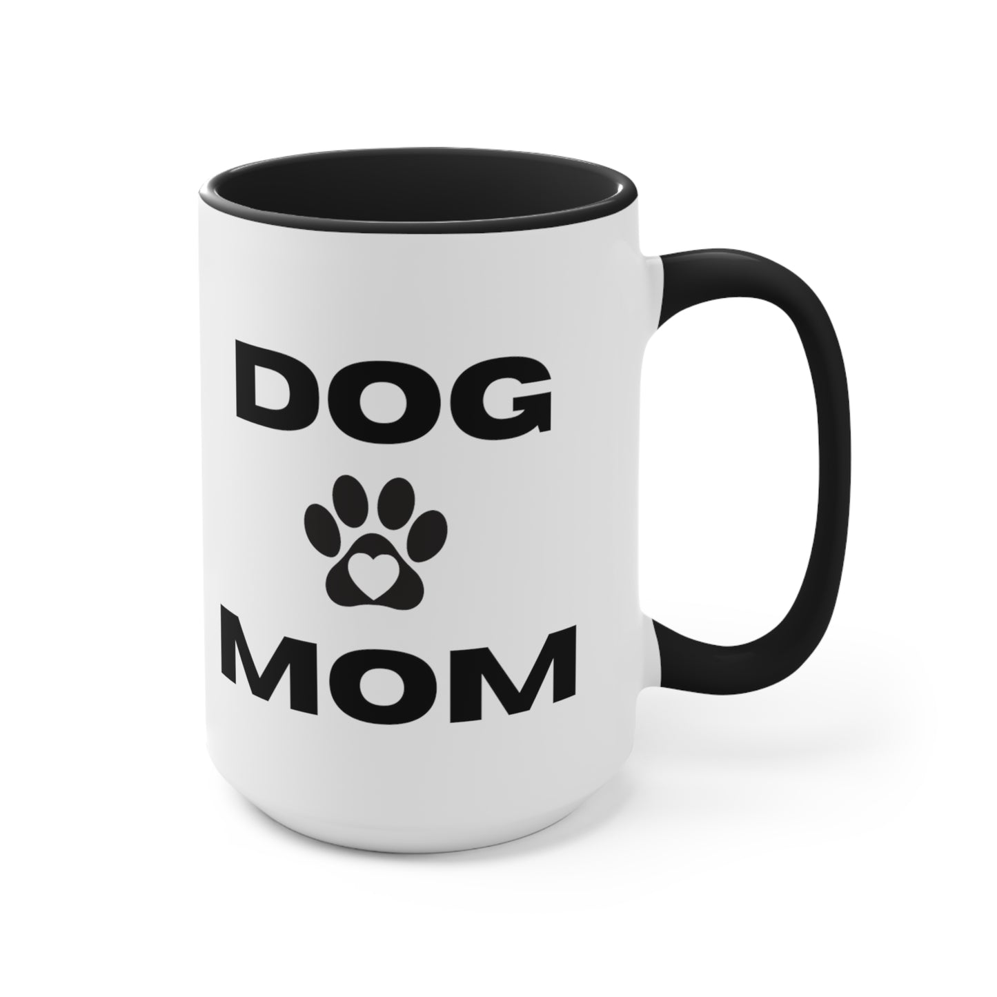 Dog Mom Accent Mugs