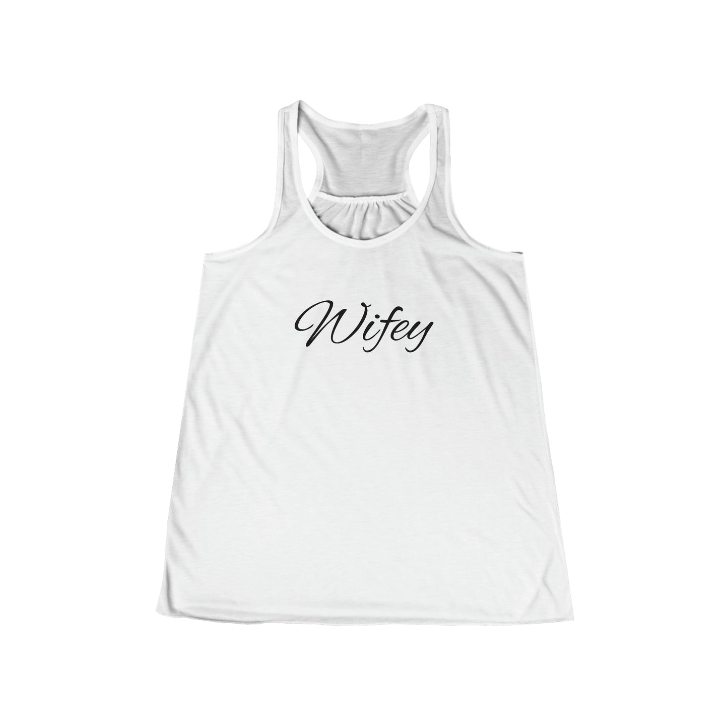 Wifey Flowy Racerback Tank