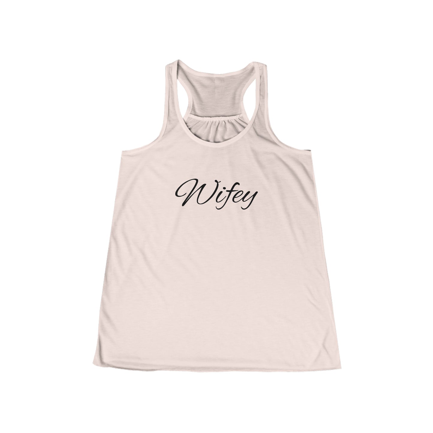 Wifey Flowy Racerback Tank