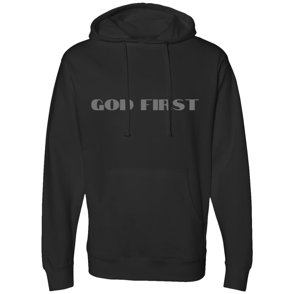 God First  Midweight Hooded Sweatshirt