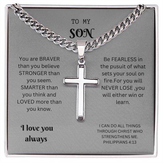 Son | Cuban Cross Chain Personalized