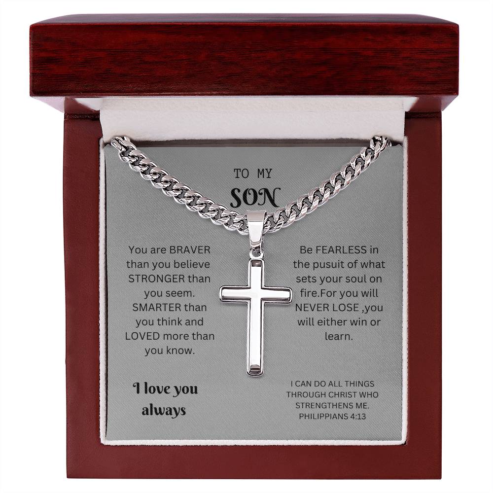 Son | Cuban Cross Chain Personalized